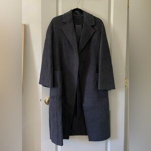 Oversized Cashmere Wool Coat Small NWOT